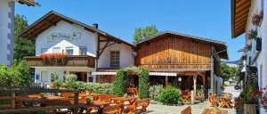 Biergarten im Gasthof zum Dorfwirt Ausflugslokal